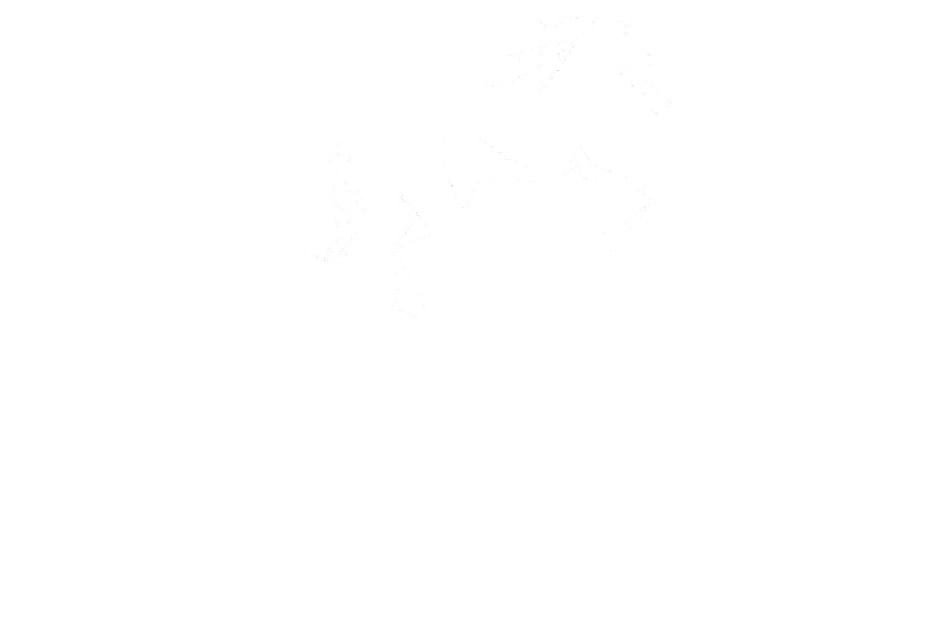 Wild Horse Ranch Logo - White
